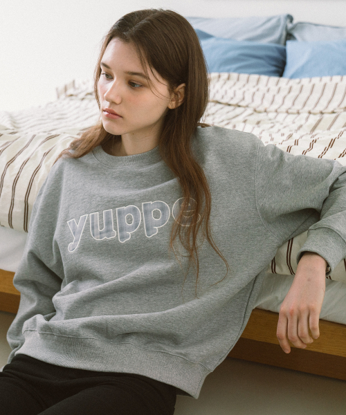 YUPPE（ヨッペ）の「チェックエヴェスウェットシャツ_グレー（スウェット・レディース・その他・ONE）」の3枚目の写真