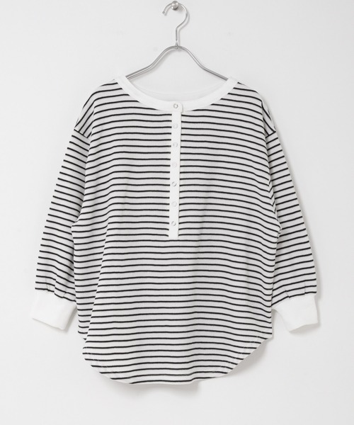 ITEMS URBANRESEARCH(アイテムズ アーバンリサーチ)の「2WAYワッフルプルオーバー(Tシャツ/カットソー・レディース・ホワイト系その他/チャコールグレー/モカ・FREE)」の21枚目の写真