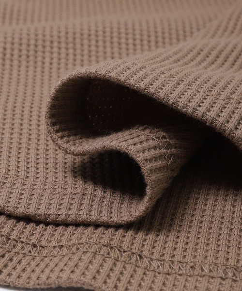 ITEMS URBANRESEARCH(アイテムズ アーバンリサーチ)の「2WAYワッフルプルオーバー(Tシャツ/カットソー・レディース・ホワイト系その他/チャコールグレー/モカ・FREE)」の12枚目の写真