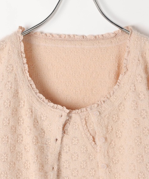 Heather（ヘザー）の「レースカットカーディガン/キャミ2P　660221（アンサンブル・レディース・ブラック/アイボリー/ピンク・FREE）」の22枚目の写真