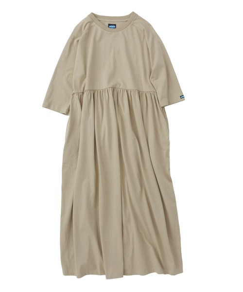KAVU（カブー）の「KAVU/カブー Gathered dress/ギャザードドレス（ドレス・レディース・ベージュ/ネイビー/ブラック・ONE SIZE）」の15枚目の写真