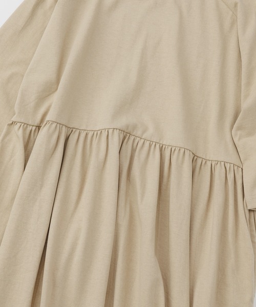 KAVU（カブー）の「KAVU/カブー Gathered dress/ギャザードドレス（ドレス・レディース・ベージュ/ネイビー/ブラック・ONE SIZE）」の17枚目の写真