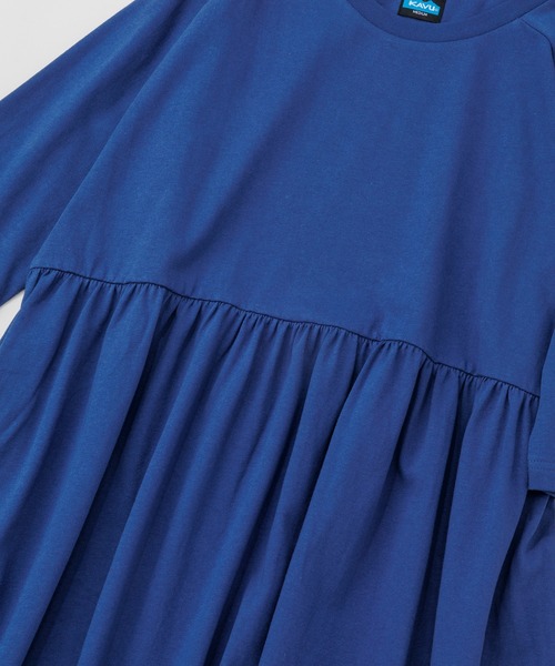 KAVU（カブー）の「KAVU/カブー Gathered dress/ギャザードドレス（ドレス・レディース・ベージュ/ネイビー/ブラック・ONE SIZE）」の22枚目の写真