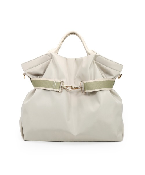 T・S・L（ティーエスエル）の「ラインテープ2wayトートバッグ（トートバッグ・レディース・アイボリー/グレイッシュベージュ/ブラック・FREE）」の16枚目の写真