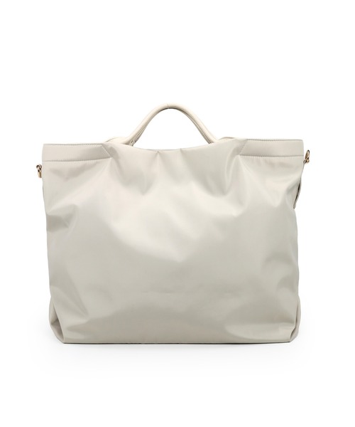 T・S・L（ティーエスエル）の「ラインテープ2wayトートバッグ（トートバッグ・レディース・アイボリー/グレイッシュベージュ/ブラック・FREE）」の4枚目の写真
