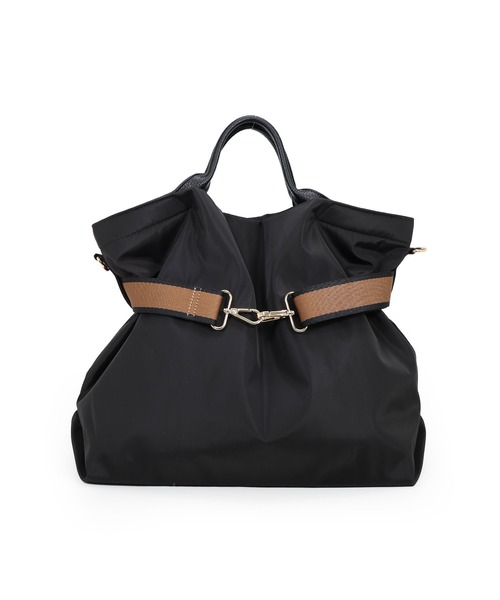 T・S・L（ティーエスエル）の「ラインテープ2wayトートバッグ（トートバッグ・レディース・アイボリー/グレイッシュベージュ/ブラック・FREE）」の17枚目の写真