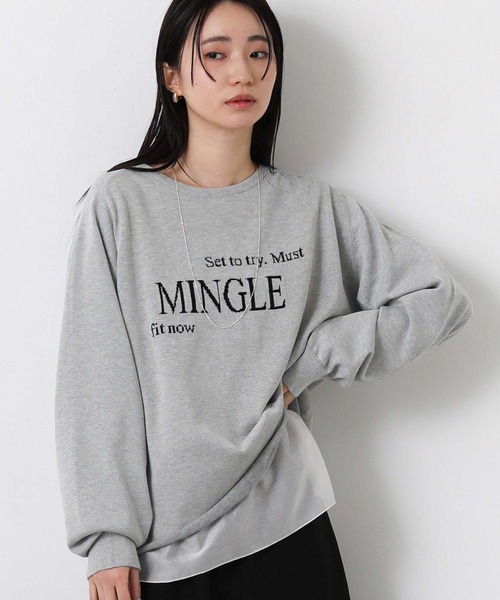 Gready Brilliant（グレディブリリアン）の「ＭＩＮＧＬＥラグランニット（ニット/セーター・レディース・ホワイト×ブラック/ネイビー系/グレー系・38）」の20枚目の写真