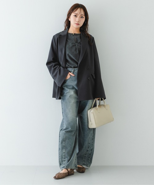 RODE SKO(ロデスコ)の「ピープトゥベルトメッシュフラット(バレエシューズ・レディース・ブラウン/ブラック/アイボリー・36/37/38)」の4枚目の写真