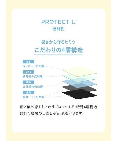 emmi(エミ)の「【emmi×PROTECT U】フラワープリントアンブレラ/UVカット(長傘・レディース・ブラック・F)」の9枚目の写真