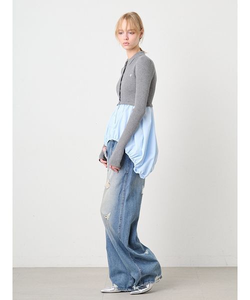 SORIN(ソリン )の「Mashroom Hem Docking Top/マッシュルームヘム ドッキングトップ(ニット/セーター・レディース・ダークネイビー/ダークグレー・38)」の14枚目の写真