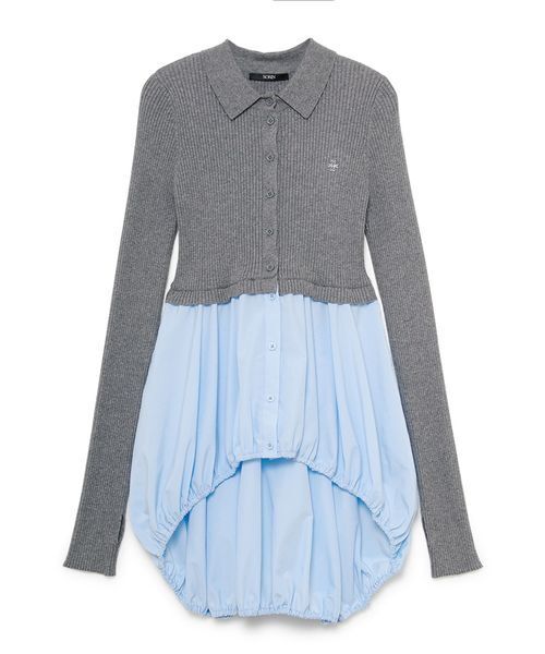 SORIN(ソリン )の「Mashroom Hem Docking Top/マッシュルームヘム ドッキングトップ(ニット/セーター・レディース・ダークネイビー/ダークグレー・38)」の17枚目の写真