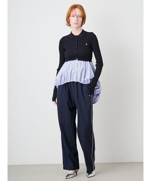 SORIN(ソリン )の「Mashroom Hem Docking Top/マッシュルームヘム ドッキングトップ(ニット/セーター・レディース・ダークネイビー/ダークグレー・38)」の3枚目の写真