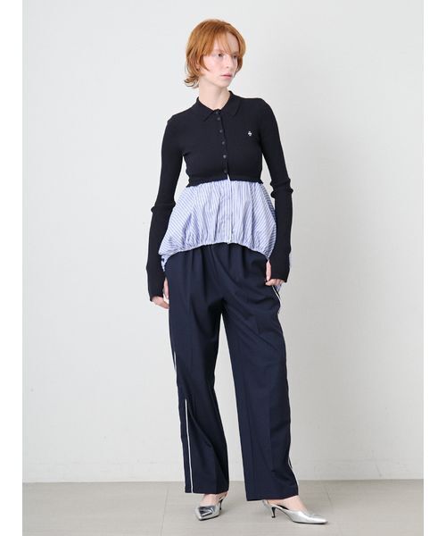 SORIN(ソリン )の「Mashroom Hem Docking Top/マッシュルームヘム ドッキングトップ(ニット/セーター・レディース・ダークネイビー/ダークグレー・38)」の5枚目の写真
