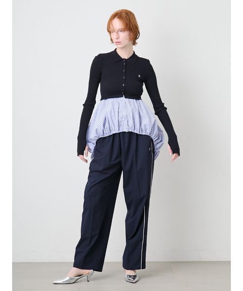 SORIN(ソリン )の「Mashroom Hem Docking Top/マッシュルームヘム ドッキングトップ(ニット/セーター・レディース・ダークネイビー/ダークグレー・38)」の6枚目の写真