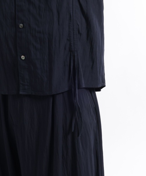 HARE（ハレ）の「トランジションギャザーシャツ(HARE)（シャツ/ブラウス・メンズ・ブラック/ネイビー・FREE）」の21枚目の写真