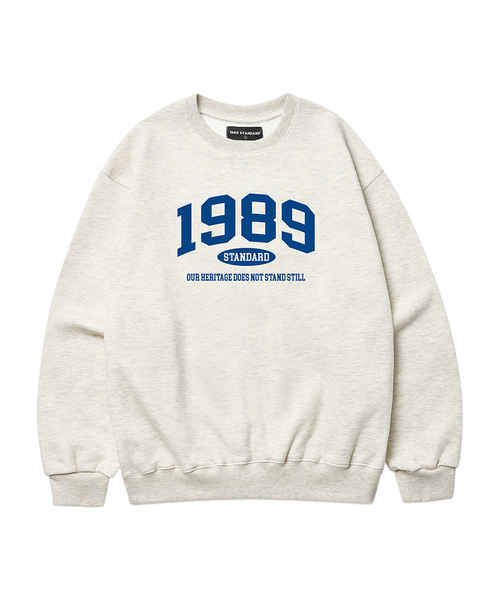 1989STANDARD（1989スタンダード）の「OUR 1989 スウェット (STMSTD-0004)（スウェット・レディース・ブラック/ワイン/アイボリー/ダークグレー/ネイビー/ライトグレー/オートミール・LARGE/MEDIUM/X-LARGE）」の5枚目の写真