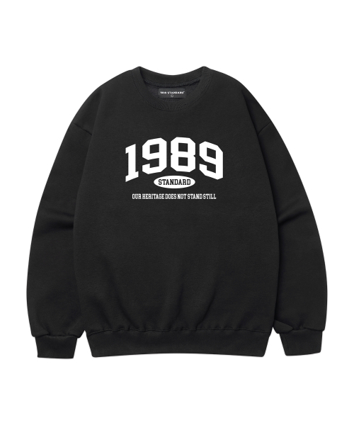 1989STANDARD（1989スタンダード）の「OUR 1989 スウェット (STMSTD-0004)（スウェット・レディース・ブラック/ワイン/アイボリー/ダークグレー/ネイビー/ライトグレー/オートミール・LARGE/MEDIUM/X-LARGE）」の8枚目の写真