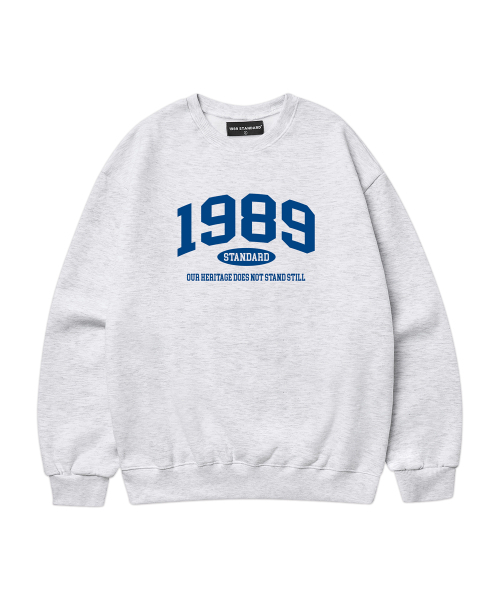 1989STANDARD（1989スタンダード）の「OUR 1989 スウェット (STMSTD-0004)（スウェット・レディース・ブラック/ワイン/アイボリー/ダークグレー/ネイビー/ライトグレー/オートミール・LARGE/MEDIUM/X-LARGE）」の9枚目の写真