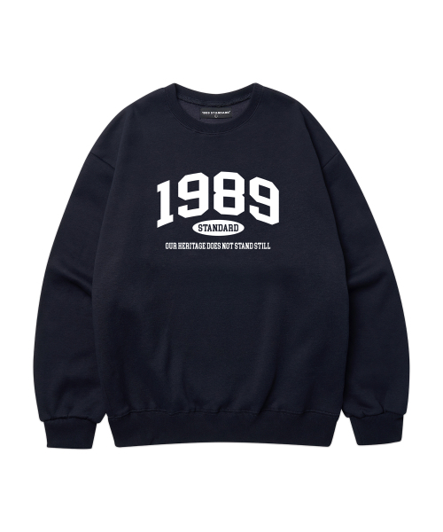 1989STANDARD（1989スタンダード）の「OUR 1989 スウェット (STMSTD-0004)（スウェット・レディース・ブラック/ワイン/アイボリー/ダークグレー/ネイビー/ライトグレー/オートミール・LARGE/MEDIUM/X-LARGE）」の11枚目の写真