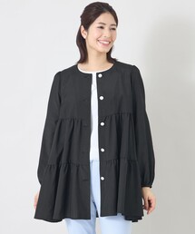 TO BE CHIC（トゥー ビー シック）の「ブライトクロス ティアードブラウス（シャツ/ブラウス）」