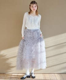 etre loin（エトルワン）の「Tulle tiered volume skirt（スカート）」