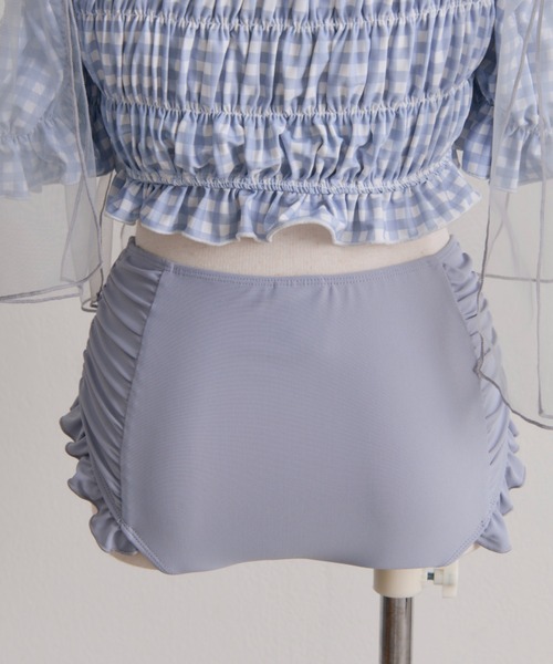 OLIVE des OLIVE（オリーブデオリーブ）の「シャーリングswimwear（水着・レディース・レッド/サックスブルー/ブラック・FREE）」の12枚目の写真