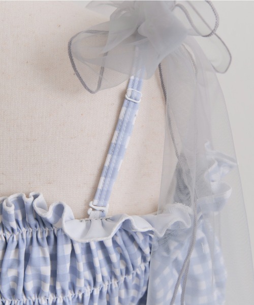 OLIVE des OLIVE（オリーブデオリーブ）の「シャーリングswimwear（水着・レディース・レッド/サックスブルー/ブラック・FREE）」の13枚目の写真