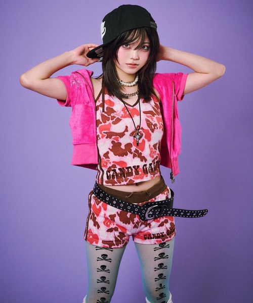 GALFY(ガルフィー)の「GALFY-ハデカモショーパン(その他パンツ・レディース・カーキ/ピンク・FREE)」の21枚目の写真
