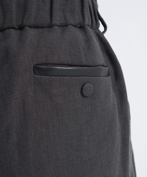 UNITED TOKYO（ユナイテッドトウキョウ）の「【新作】FRENCH LINEN CANVAS WORK PANTS（その他パンツ・メンズ・ブラック/ダークグレー・2/1）」の13枚目の写真