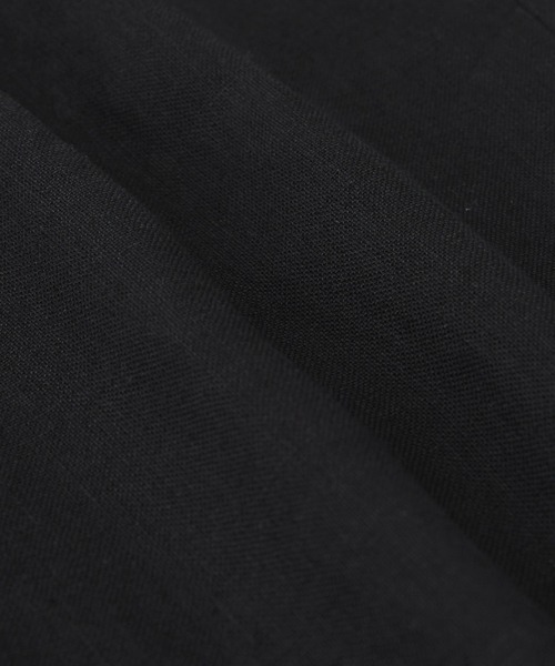 UNITED TOKYO(ユナイテッドトウキョウ)の「真夏素材【残りわずか/SETUP可】FRENCH LINEN CANVAS WORK PANTS |夏服/リネン/ムレ防止/通気性(その他パンツ・メンズ・ブラック/ダークグレー・2/1)」の12枚目の写真