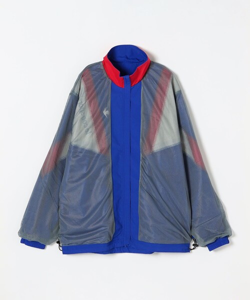 le coq sportif(ルコックスポルティフ)の「le coq sportif:〈撥水加工/洗濯機可能〉ナイロン ウィンドブレーカー ジャケット(ナイロンジャケット・レディース・ネイビー/ブルー・ONE SIZE)」の4枚目の写真