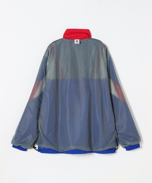 le coq sportif(ルコックスポルティフ)の「le coq sportif:〈撥水加工/洗濯機可能〉ナイロン ウィンドブレーカー ジャケット(ナイロンジャケット・レディース・ネイビー/ブルー・ONE SIZE)」の5枚目の写真