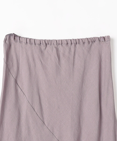 BASERANGE（ベースレンジ）の「Baserange/ベースレンジ LARVA SKIRT / SSLA-FL-SP26 / リネン スカート（スカート・レディース・ラベンダー・X-SMALL）」の3枚目の写真