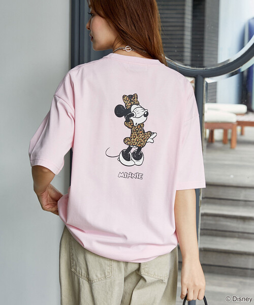PUBLUX(パブリュクス)の「PUBLUX/パブリュクス <機能性素材>Mickey Mouse & Minnie Mouse/ミッキーマウス & ミニーマウス/ フェイス Tシャツ 限定展開(Tシャツ/カットソー・メンズ・グレー/チャコールグレー/ホワイト/ピンク・LARGE/MEDIUM/SMALL)」の15枚目の写真