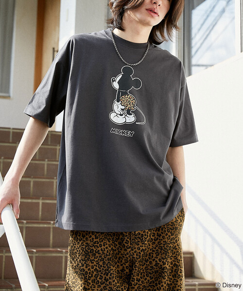 PUBLUX(パブリュクス)の「PUBLUX/パブリュクス <機能性素材>Mickey Mouse & Minnie Mouse/ミッキーマウス & ミニーマウス/ フェイス Tシャツ 限定展開(Tシャツ/カットソー・メンズ・グレー/チャコールグレー/ホワイト/ピンク・LARGE/MEDIUM/SMALL)」の22枚目の写真
