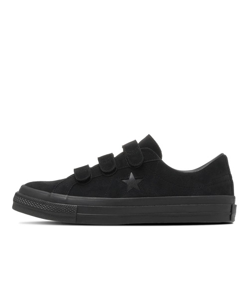 CONVERSE(コンバース)の「ONE STAR SUEDE V-3 33702991(スニーカー・メンズ・ブラック・8/7h/10h/9h/9/8h)」の1枚目の写真