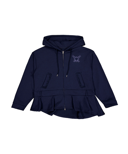ROYAL OAK(ロイヤル・オーク)の「KIDULT HOODED ZIP-UP(パーカー・レディース・ネイビー・FREE)」の1枚目の写真