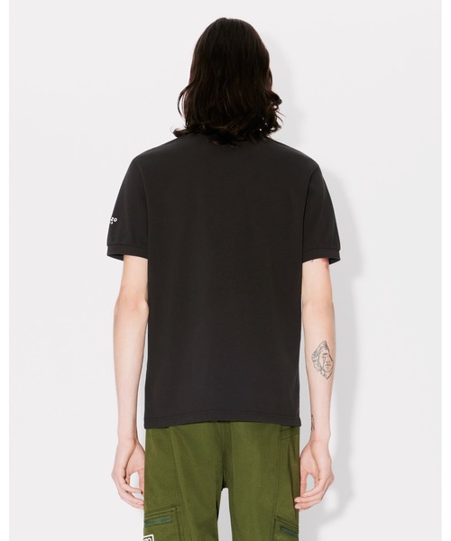 KENZO（ケンゾー）の「'Boke Flower' エンブロイダリー スリム ポロ（ポロシャツ・メンズ・ブラック系その他5・MEDIUM/SMALL）」の3枚目の写真