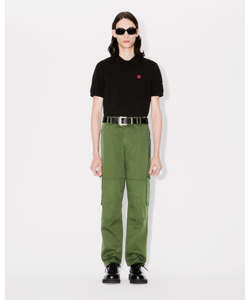 KENZO（ケンゾー）の「'Boke Flower' エンブロイダリー スリム ポロ（ポロシャツ・メンズ・ブラック系その他5・MEDIUM/SMALL）」の4枚目の写真