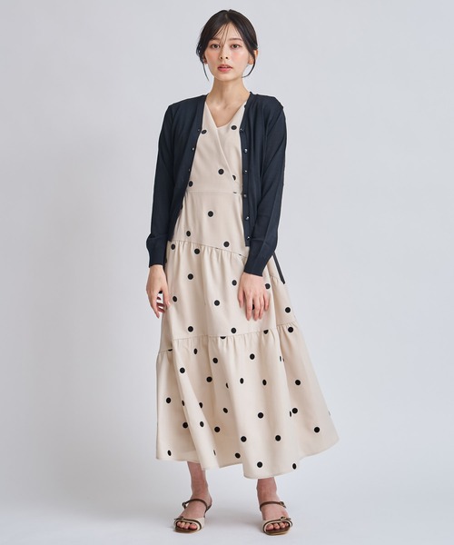 NOELA(ノエラ)の「ベーシックニットカーディガン(カーディガン/ボレロ・レディース・ブラック/オフホワイト/ネイビー・フリー)」の16枚目の写真