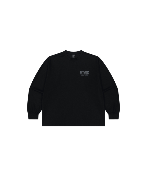 HDEX（エイチデックス）の「コアワッフルジャイアントフィットロングスリーブ(ブラック)（Tシャツ/カットソー・メンズ・ブラック・MEDIUM/LARGE/X-LARGE/2XL）」の2枚目の写真