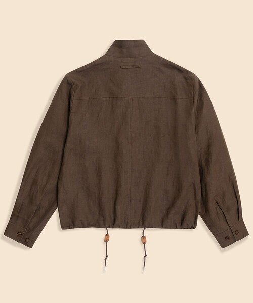 BROOKS BROTHERS(ブルックスブラザーズ)の「リネン ショートジャケット(その他アウター・メンズ・ネイビー/ブラウン・LARGE/MEDIUM/SMALL/X-LARGE)」の3枚目の写真