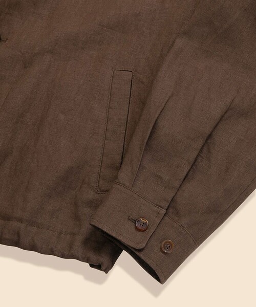 BROOKS BROTHERS(ブルックスブラザーズ)の「リネン ショートジャケット(その他アウター・メンズ・ネイビー/ブラウン・LARGE/MEDIUM/SMALL/X-LARGE)」の4枚目の写真