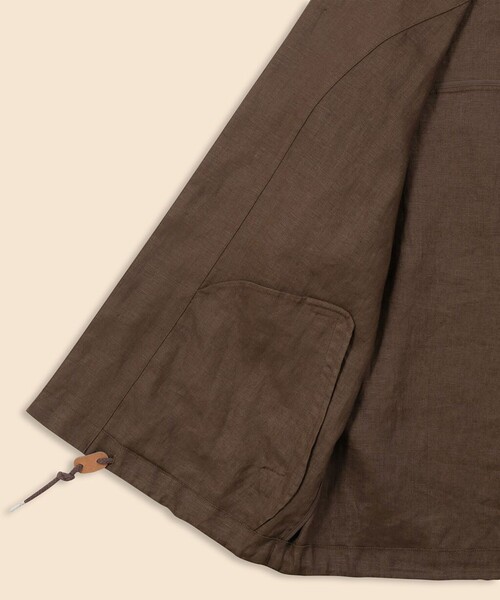 BROOKS BROTHERS(ブルックスブラザーズ)の「リネン ショートジャケット(その他アウター・メンズ・ネイビー/ブラウン・LARGE/MEDIUM/SMALL/X-LARGE)」の6枚目の写真
