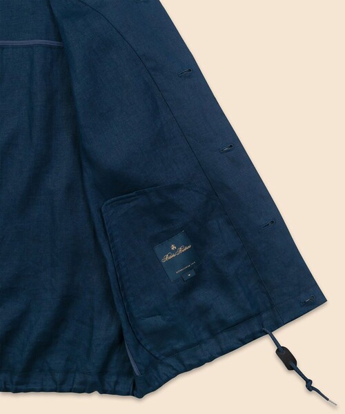 BROOKS BROTHERS(ブルックスブラザーズ)の「リネン ショートジャケット(その他アウター・メンズ・ネイビー/ブラウン・LARGE/MEDIUM/SMALL/X-LARGE)」の12枚目の写真