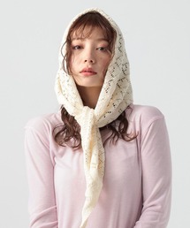 BAYFLOW | ニットレース三角カーフ(バンダナ/スカーフ)