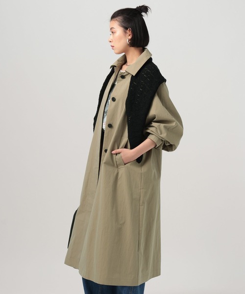 BAYFLOW（ベイフロー）の「ニットレース三角カーフ（バンダナ/スカーフ・レディース・ナチュラル/ブラック・FREE）」の11枚目の写真