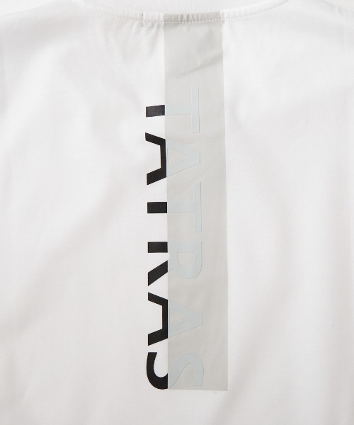 TATRAS（タトラス）の「[TATRAS/タトラス] ORESTE バーティカルロゴ バックプリントTシャツ（Tシャツ/カットソー・レディース・ホワイト/ブラック・1/2/3）」の10枚目の写真