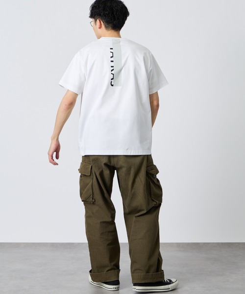 TATRAS/タトラス] ORESTE バーティカルロゴ バックプリントTシャツ（T
