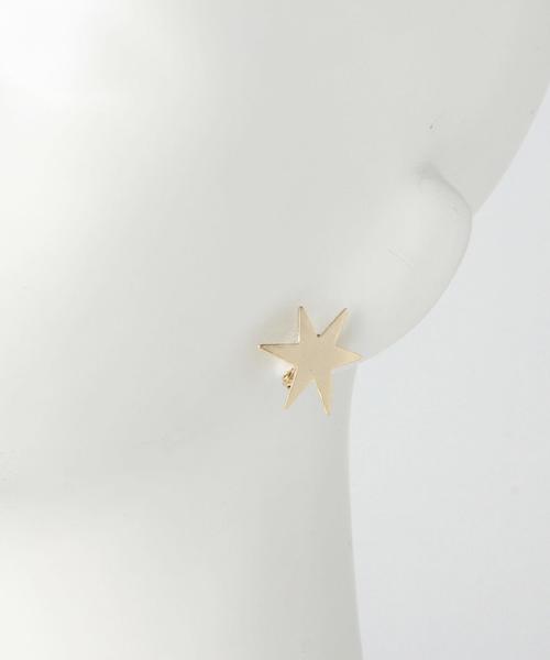 Another Edition(アナザーエディション)の「ヘキサゴンイヤリング/AEBC Hexagon ER(イヤリング・レディース・シルバー/ゴールド・FREE)」の6枚目の写真